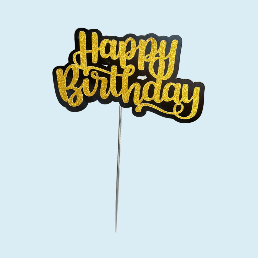 Happy Birthday Cake Topper