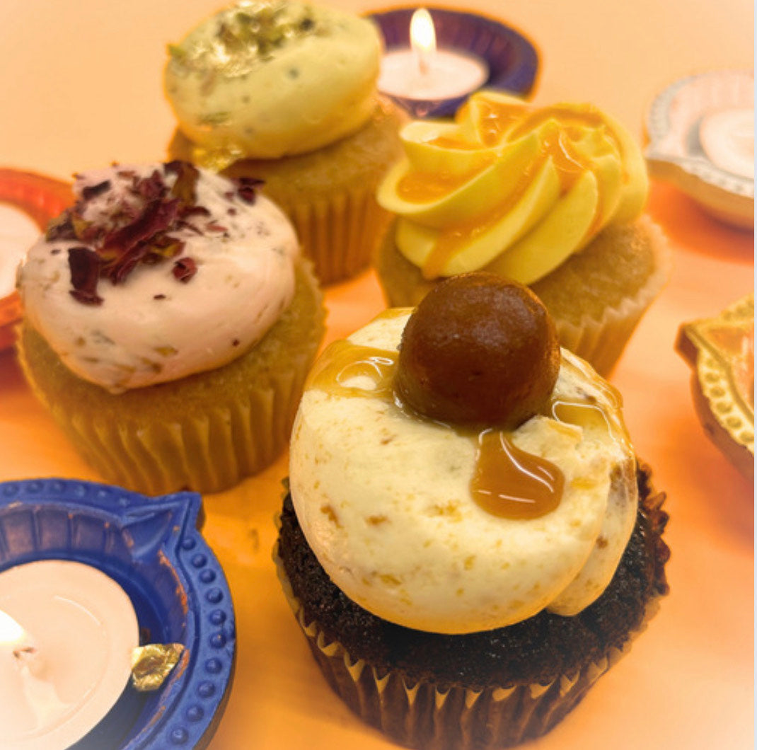 6 Pack Diwali Cupcakes Cupcakes