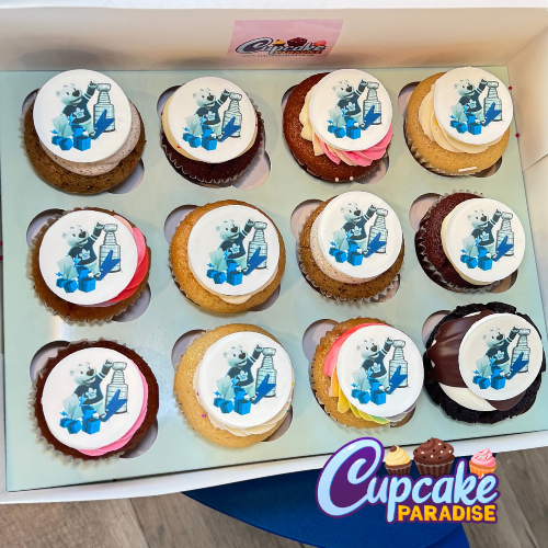 Branded Logo Cupcakes - Choose Your Flavors