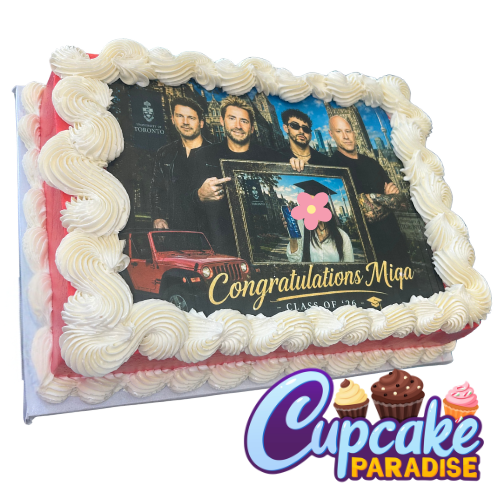 Rectangle Logo/ Photo/ Slab Cake