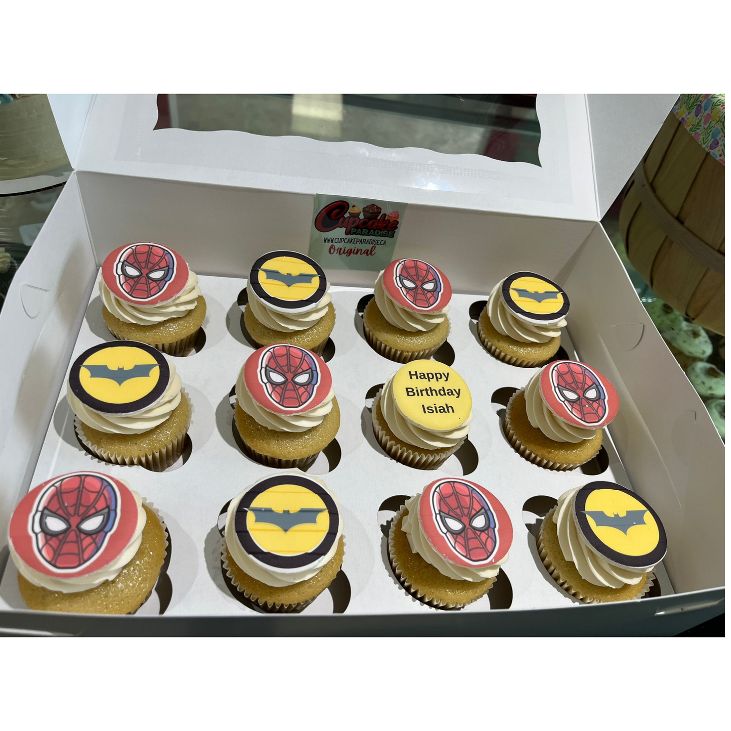 Custom Photo/logo Cupcakes - Choose Your Flavors
