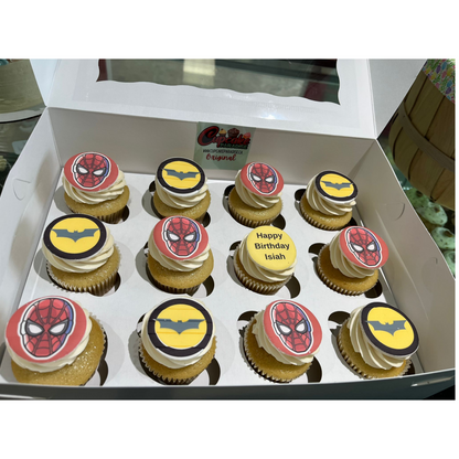 Custom Photo/logo Cupcakes - Choose Your Flavors