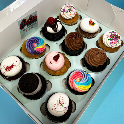 12 Pack  /50/100 Vegan Cupcakes