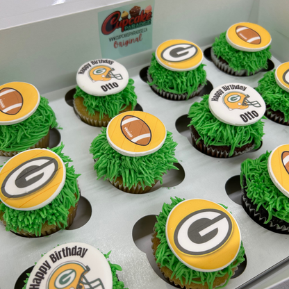 Custom Logo / Photo Cupcakes with Custom Color