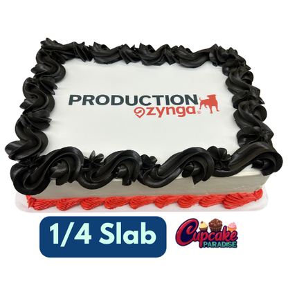 Rectangle Logo/ Photo/ Slab Cake