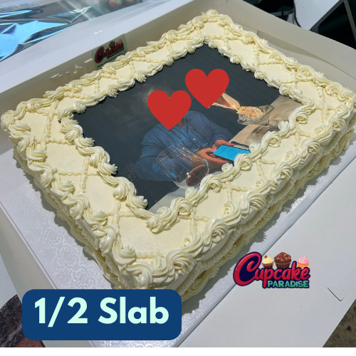 Rectangle Logo/ Photo/ Slab Cake