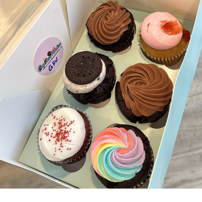 6 Pack Gluten-free Vegan Cupcakes