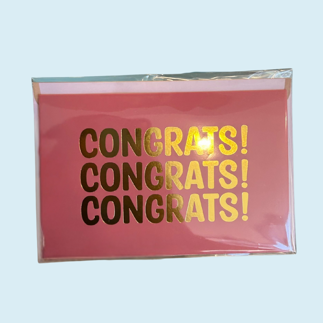 Congrats Card (Design may vary)