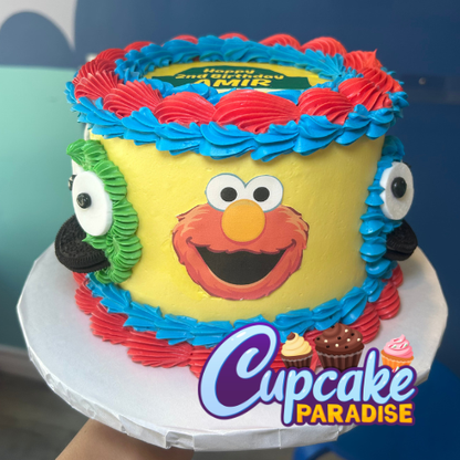 Cookie Monster themed Cake