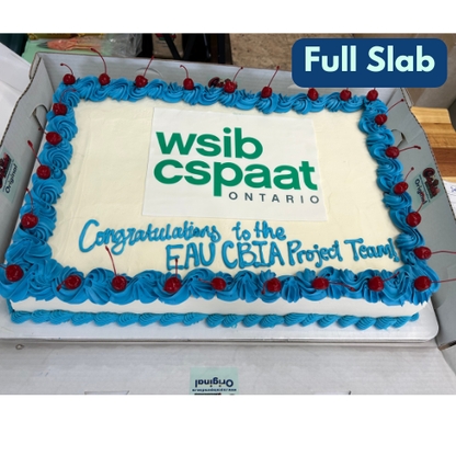 Rectangle Logo/ Photo/ Slab Cake