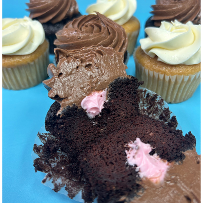 Gender Reveal Cupcakes!