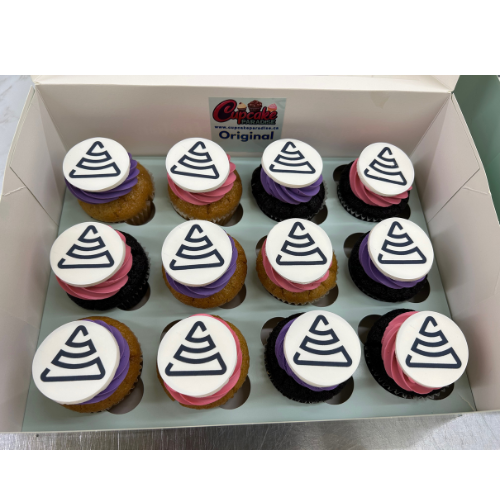Custom Logo cupcakes - Select your Flavors