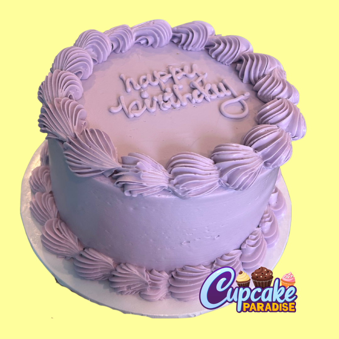 Monochrome Message Cake