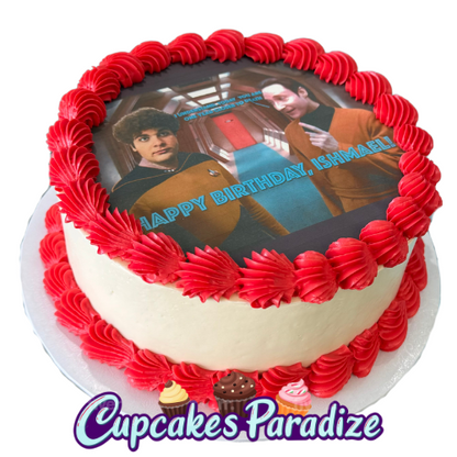 Round Custom Logo / Photo Cake