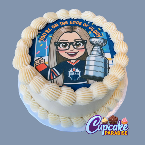 Round Custom Logo / Photo Cake