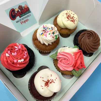 6 Pack Vegan Cupcakes