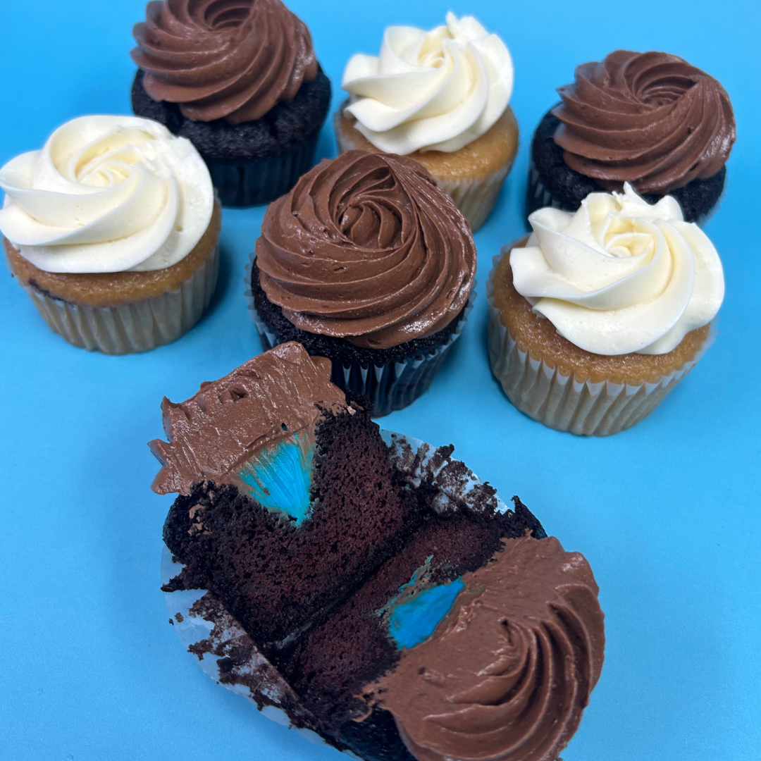Gender Reveal Cupcakes!
