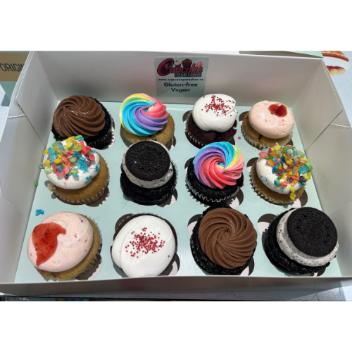 12 Pack  /50/100 Gluten-free Vegan Cupcakes