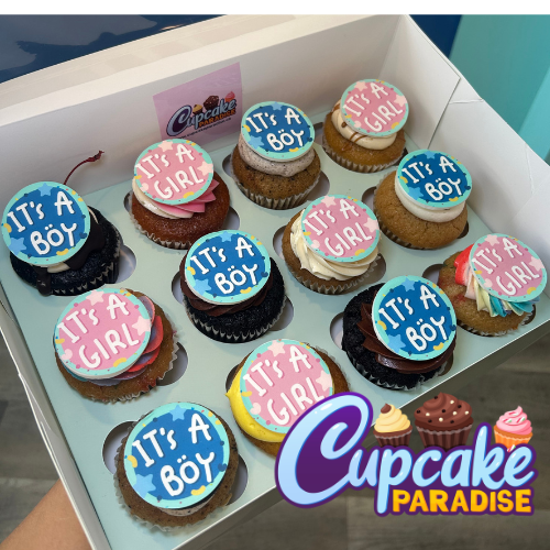 Its a Boy / Its a Girl Cupcakes - Select your flavors (12)