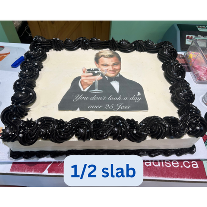 Rectangle Logo/ Photo/ Slab Cake