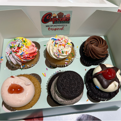 6 Pack Original Cupcakes