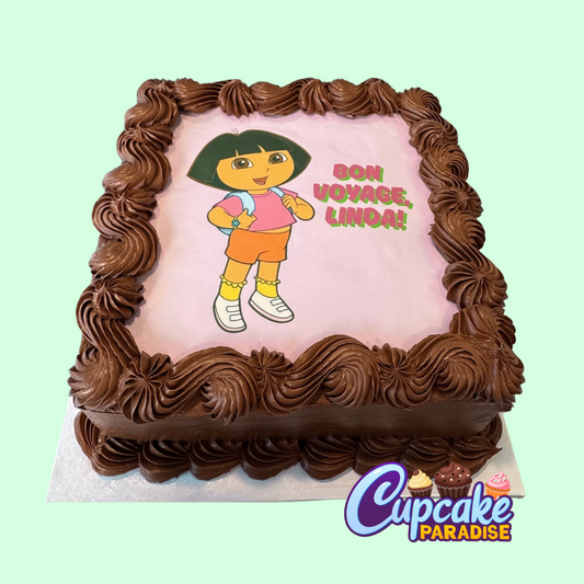 Rectangle Logo/ Photo/ Slab Cake