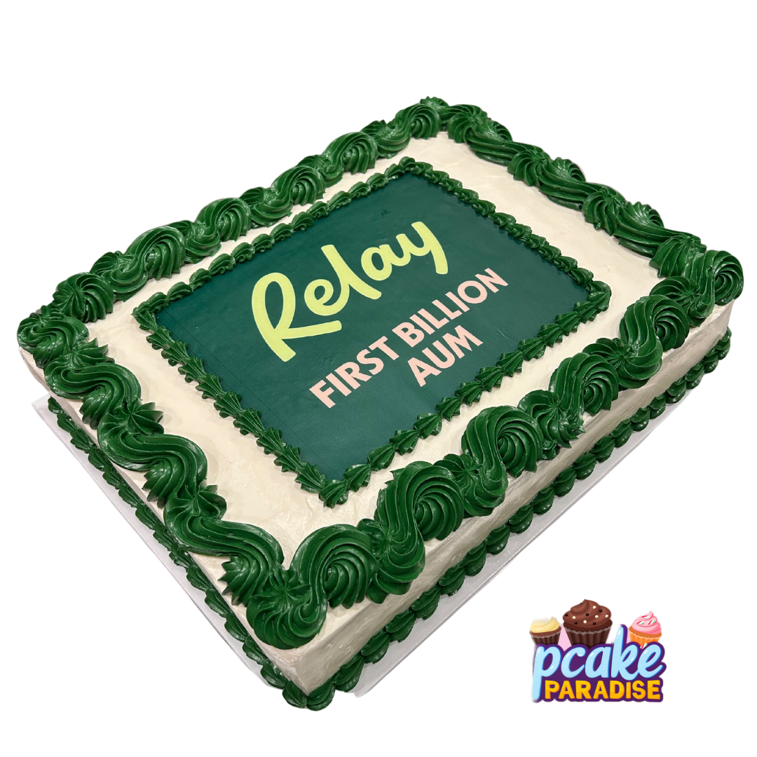 Rectangle Logo/ Photo/ Slab Cake