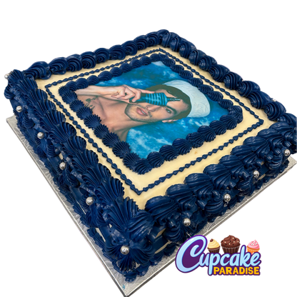 Rectangle Logo/ Photo/ Slab Cake