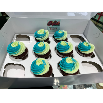 12 pack Custom Color Cupcakes