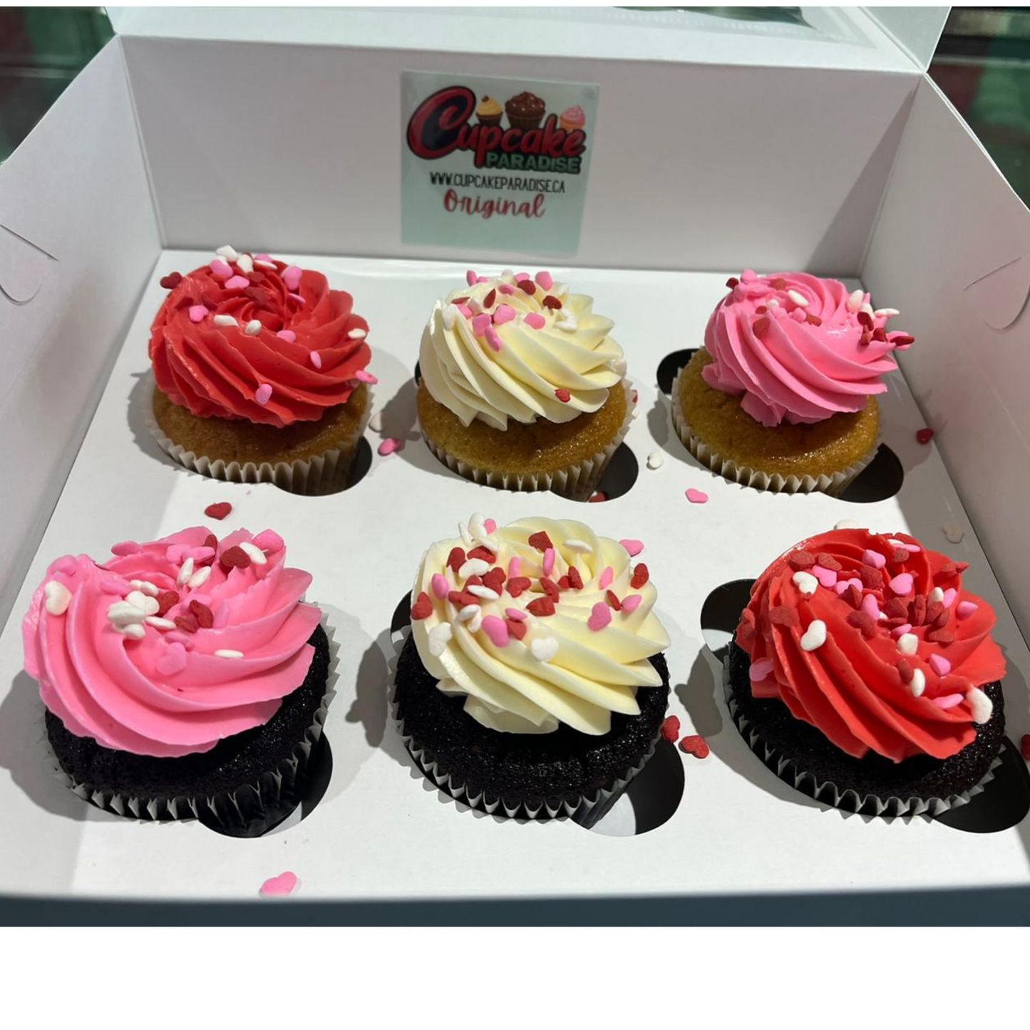 12 pack All My Heart Cupcakes