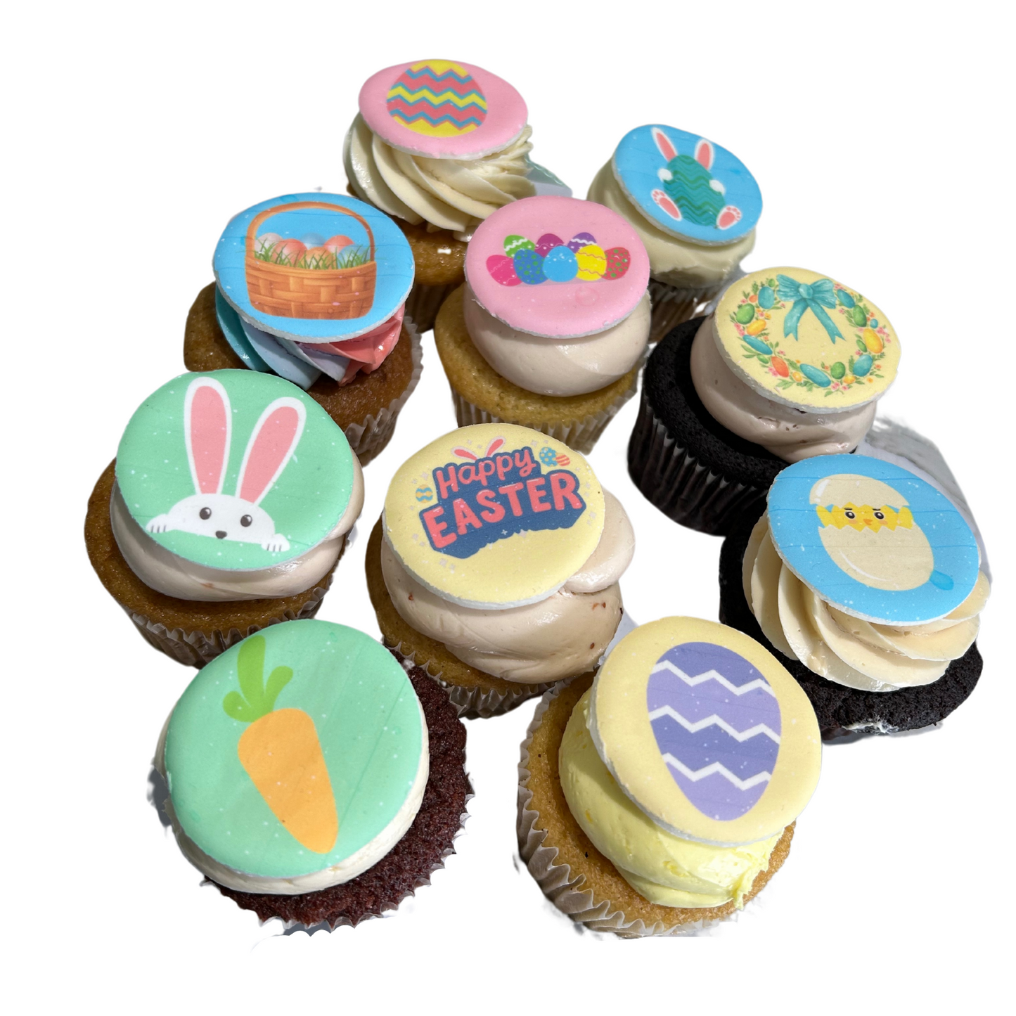12 pack Easter Cupcakes