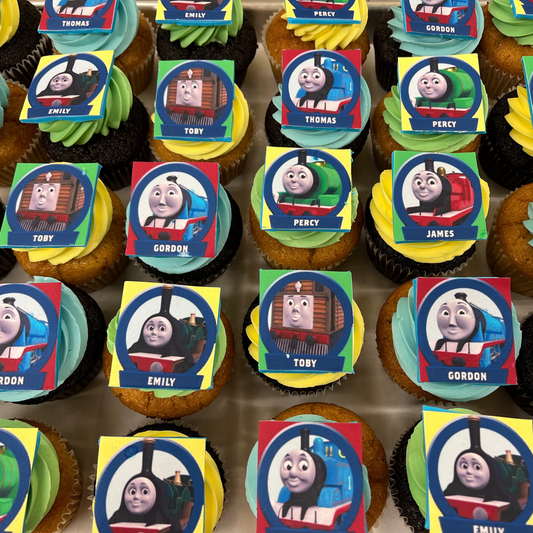 Thomas Engine and Friends Cupcakes