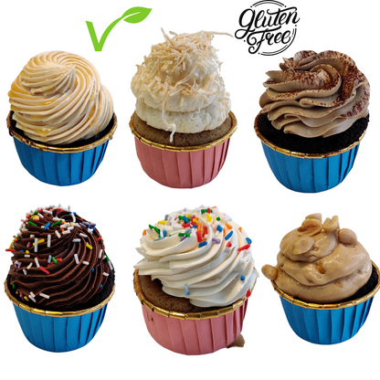 12 Pack  /50/100 Gluten-free Vegan Cupcakes