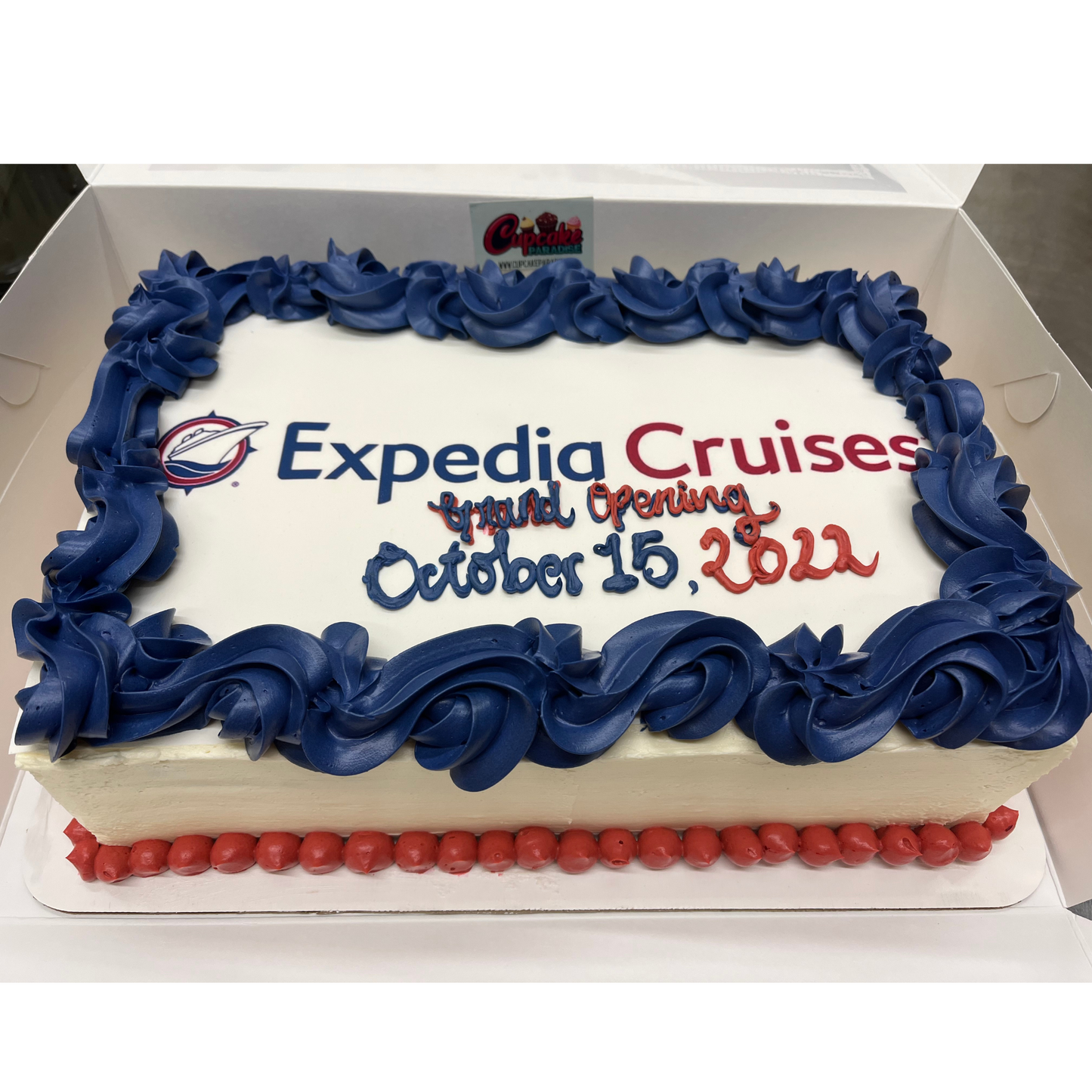 Round Custom Logo / Photo Cake